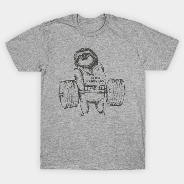 Sloth Lift T-Shirt by huebucket